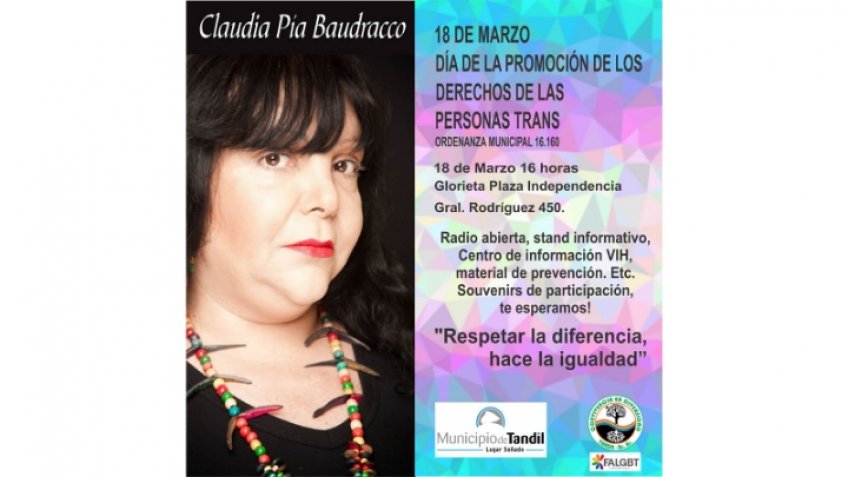 Se conmemora el día de la Promoción de los Derechos de las Personas Trans